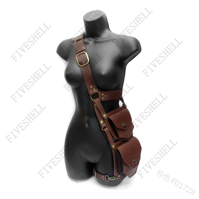 Women'S Viking Accessories - Średniowieczny renesansowy pas PU talii saszetka