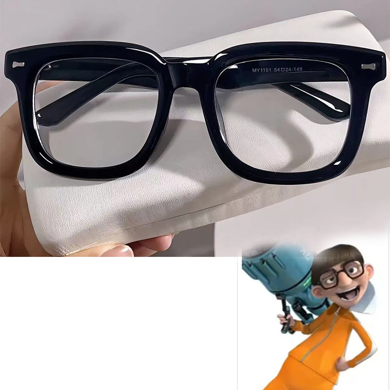 Women Accessories Vector - Okulary do cosplayu z filmu, czarne,