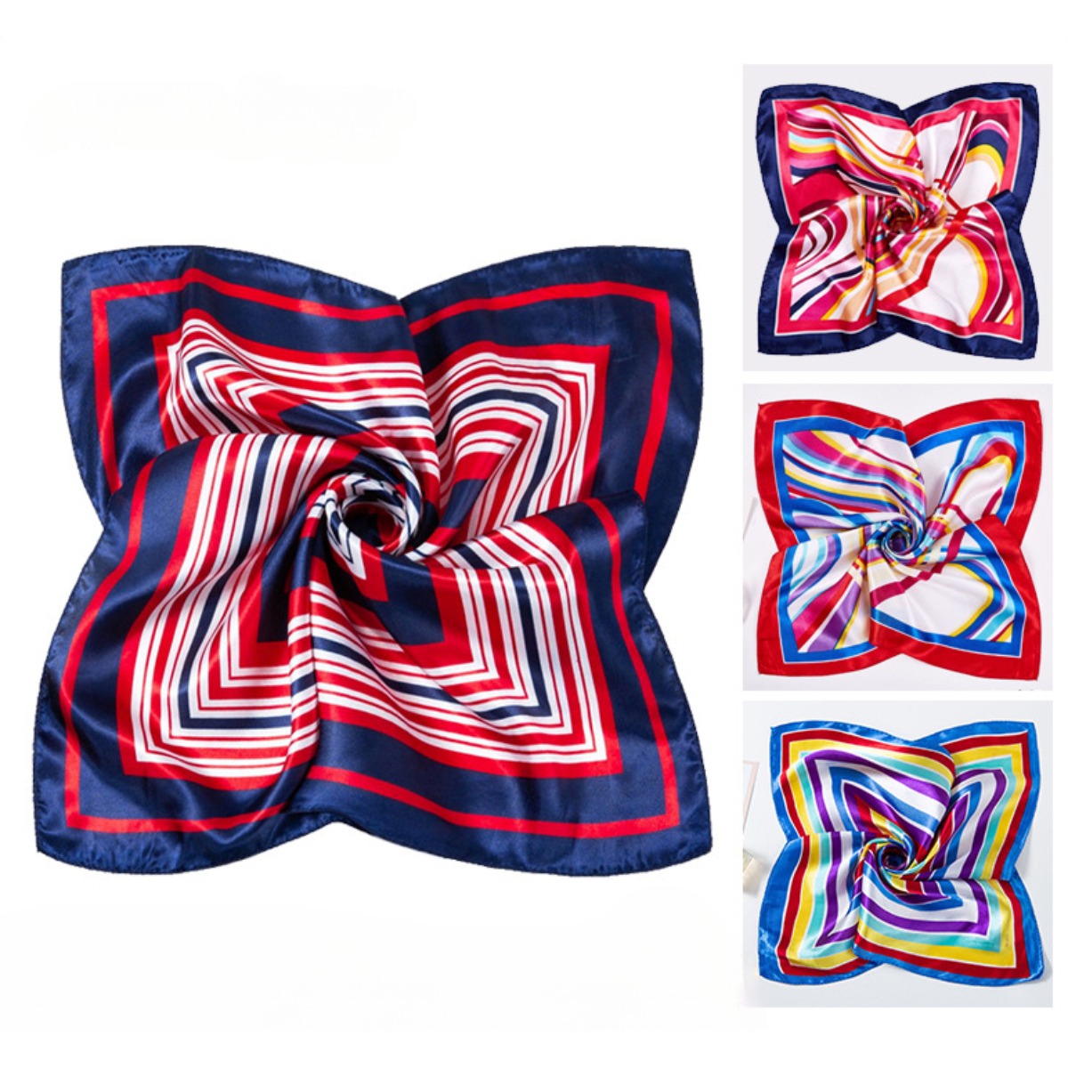 Women'S Work Accessories - 50*50cm kwadratowe jedwabne szaliki szalik moda