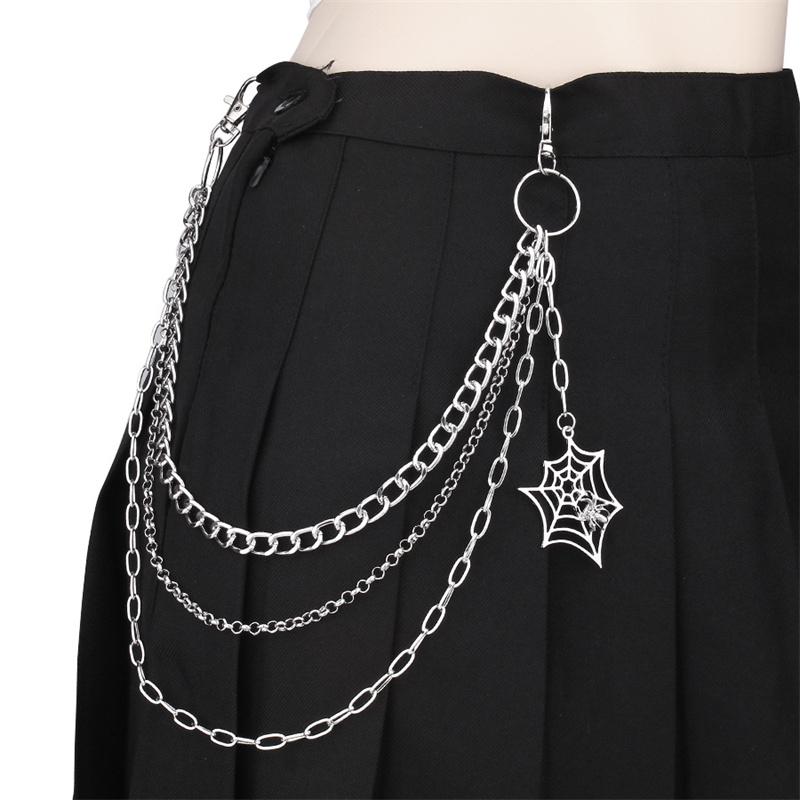 Women'S Jeans Accessories Chain - Prezenty na Halloween brelok Punk czarny