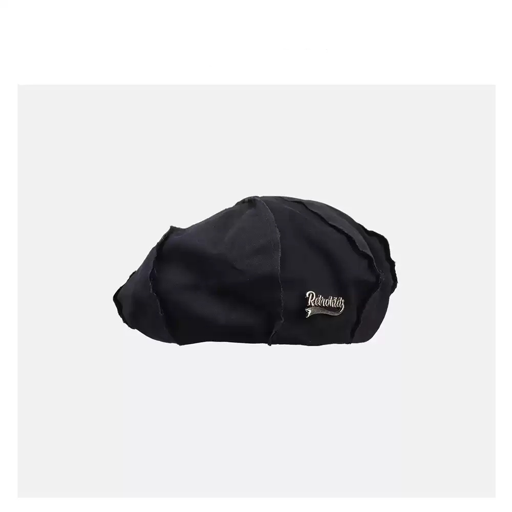 Women Accessories Logo Design - Oryginalny Design Ciemny Beret Męski i