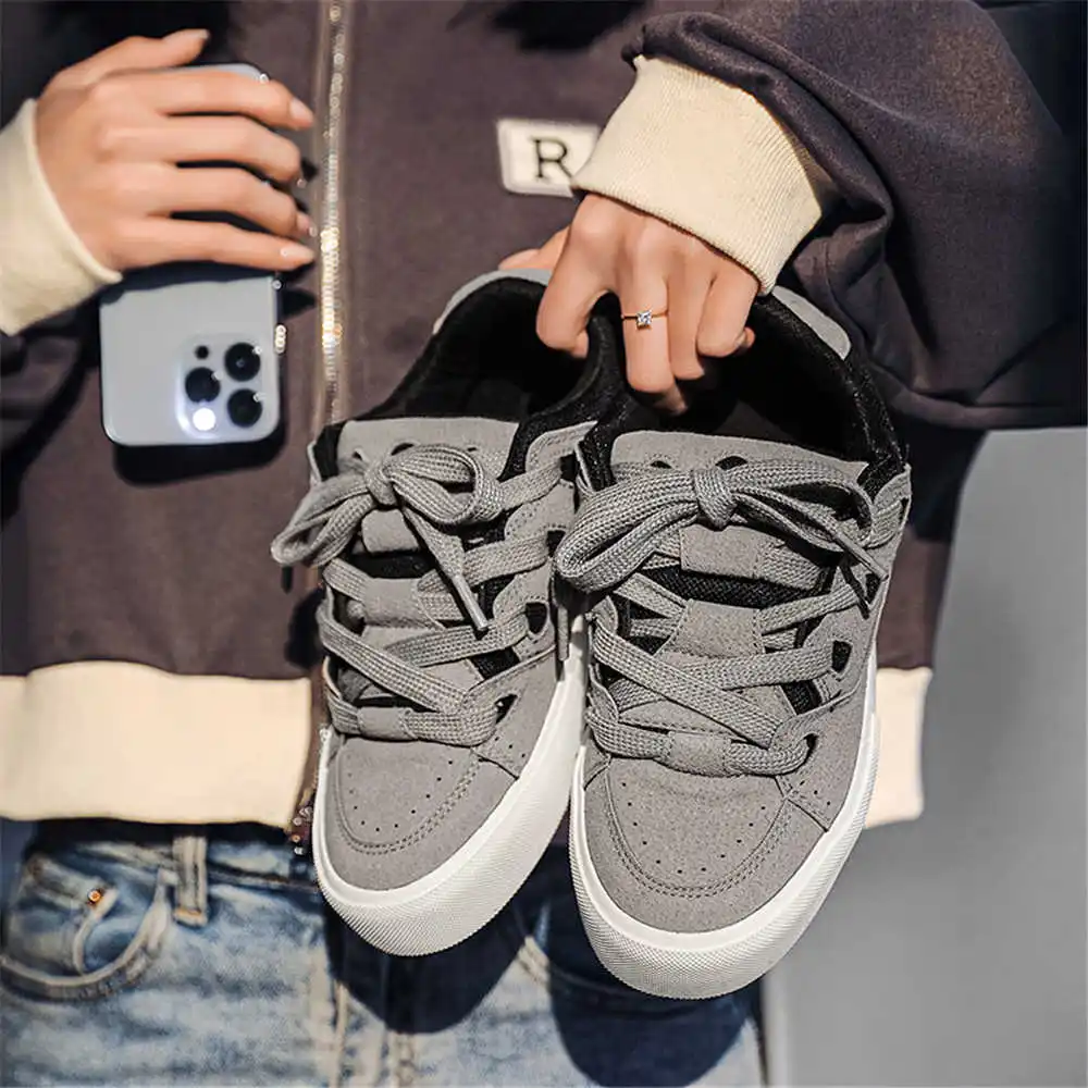 Women Accessories Brand Name Ideas - Ze sznurowaniem Hiphopowe damskie buty szkolne