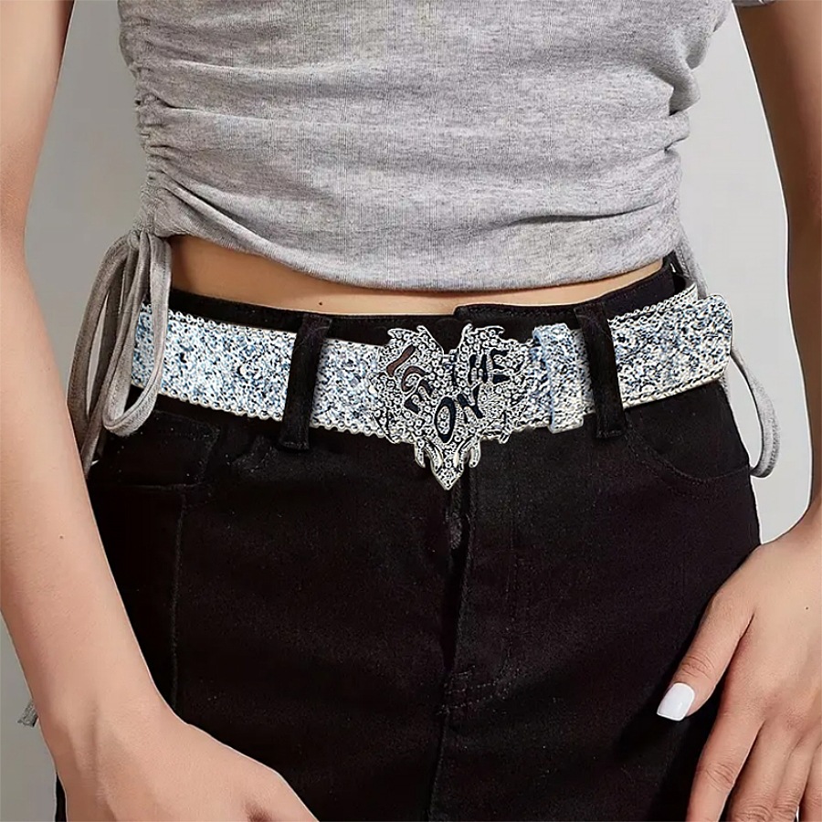 Uniwersalny damski pasek z cek – Women'S Jeans Accessories Chain recenzja i cena