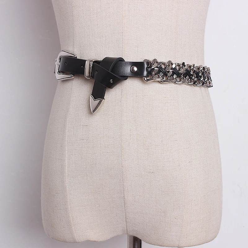 Kobiety Hip Hop metalowy pasek – Women'S Jeans Accessories Chain recenzja i cena