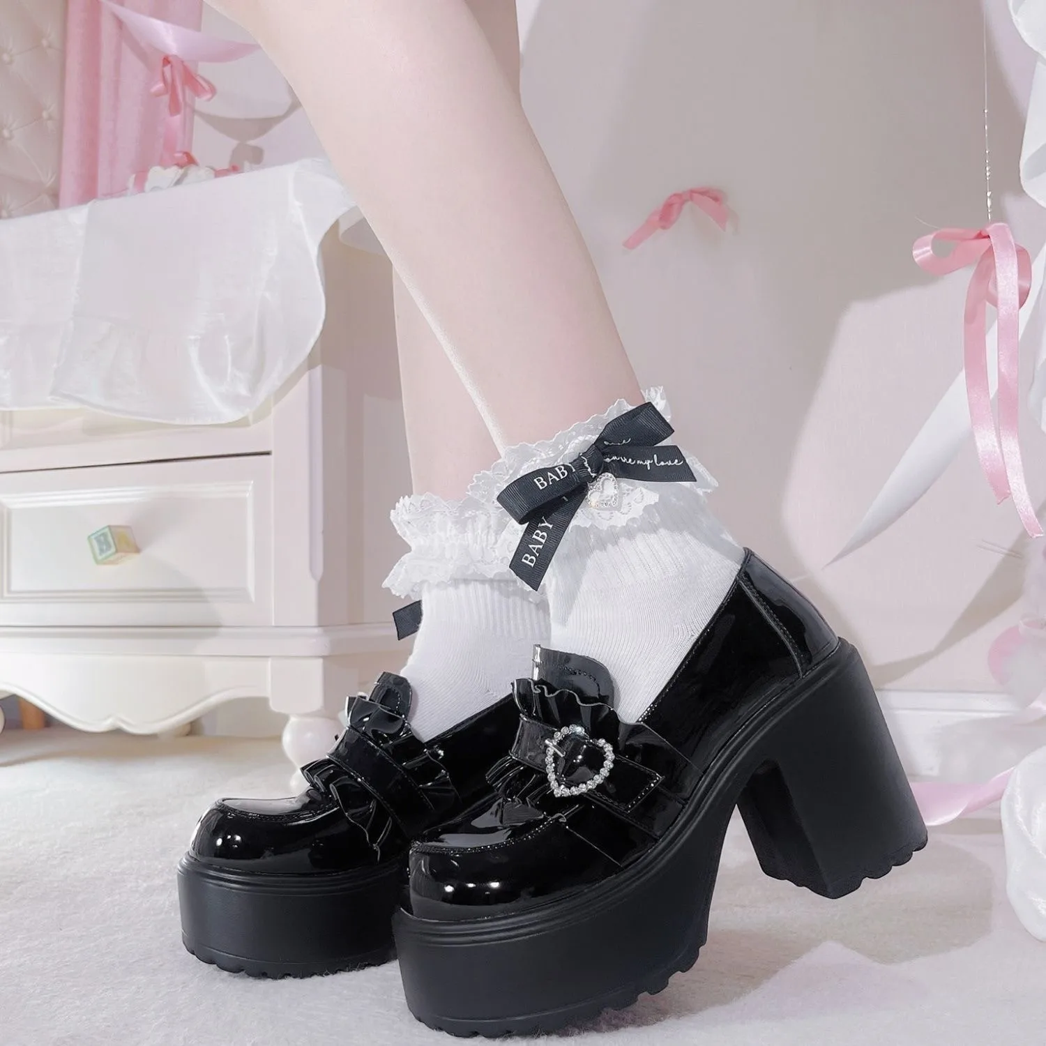 Grube Podeszwy Mary Jane Małe  – Women'S Accessories Trends 2025 recenzja i cena