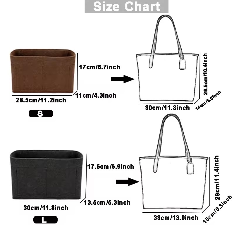 Organizer do torebki z filcu,  – Women'S Accessories Coach recenzja i cena