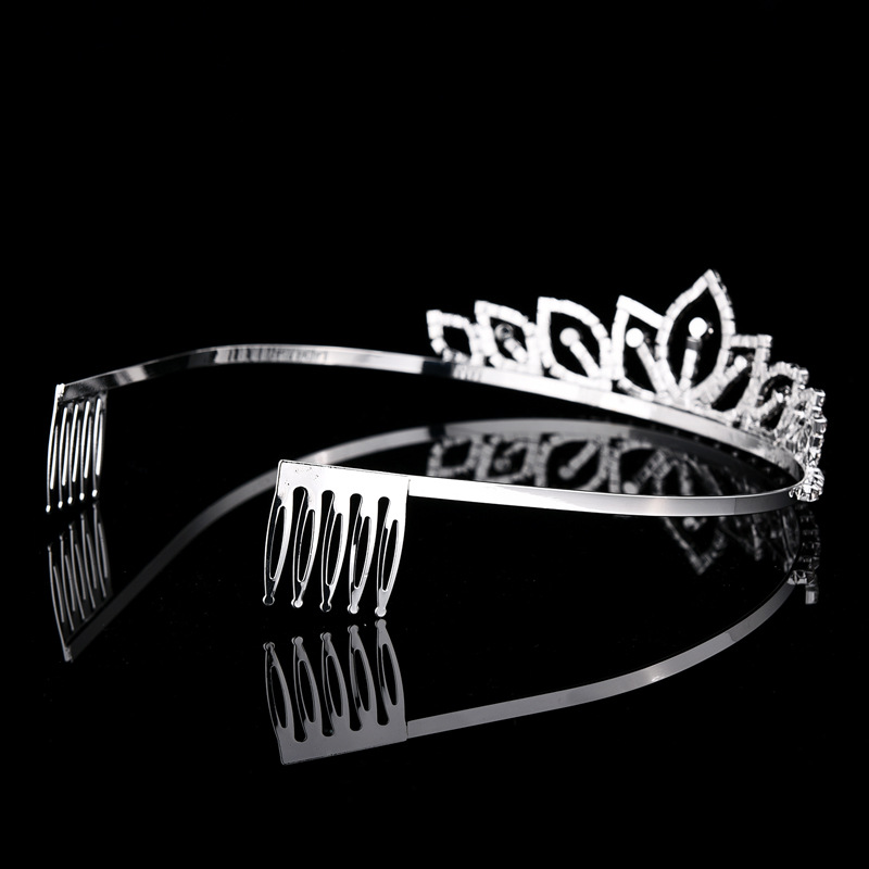 Srebrna Korona z Błyszczącymi  – Women'S Wedding Accessories recenzja i cena