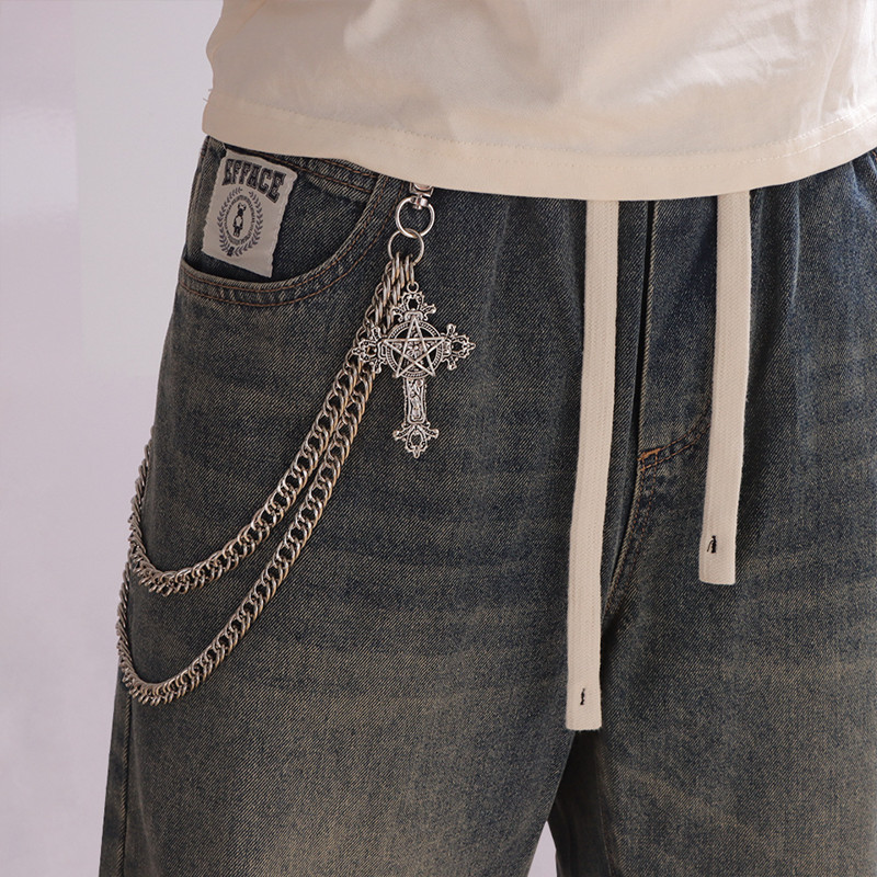 Moda Punk Metalowy łańcuszek d – Women'S Jeans Accessories Chain recenzja i cena
