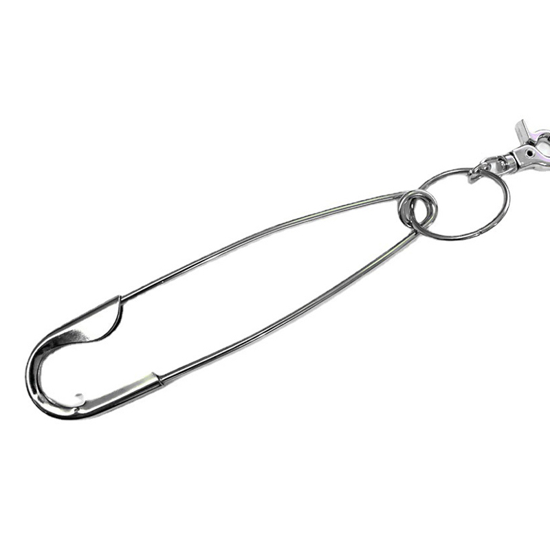 Punk duży brelok metalowy wisi – Women'S Jeans Accessories Chain recenzja i cena