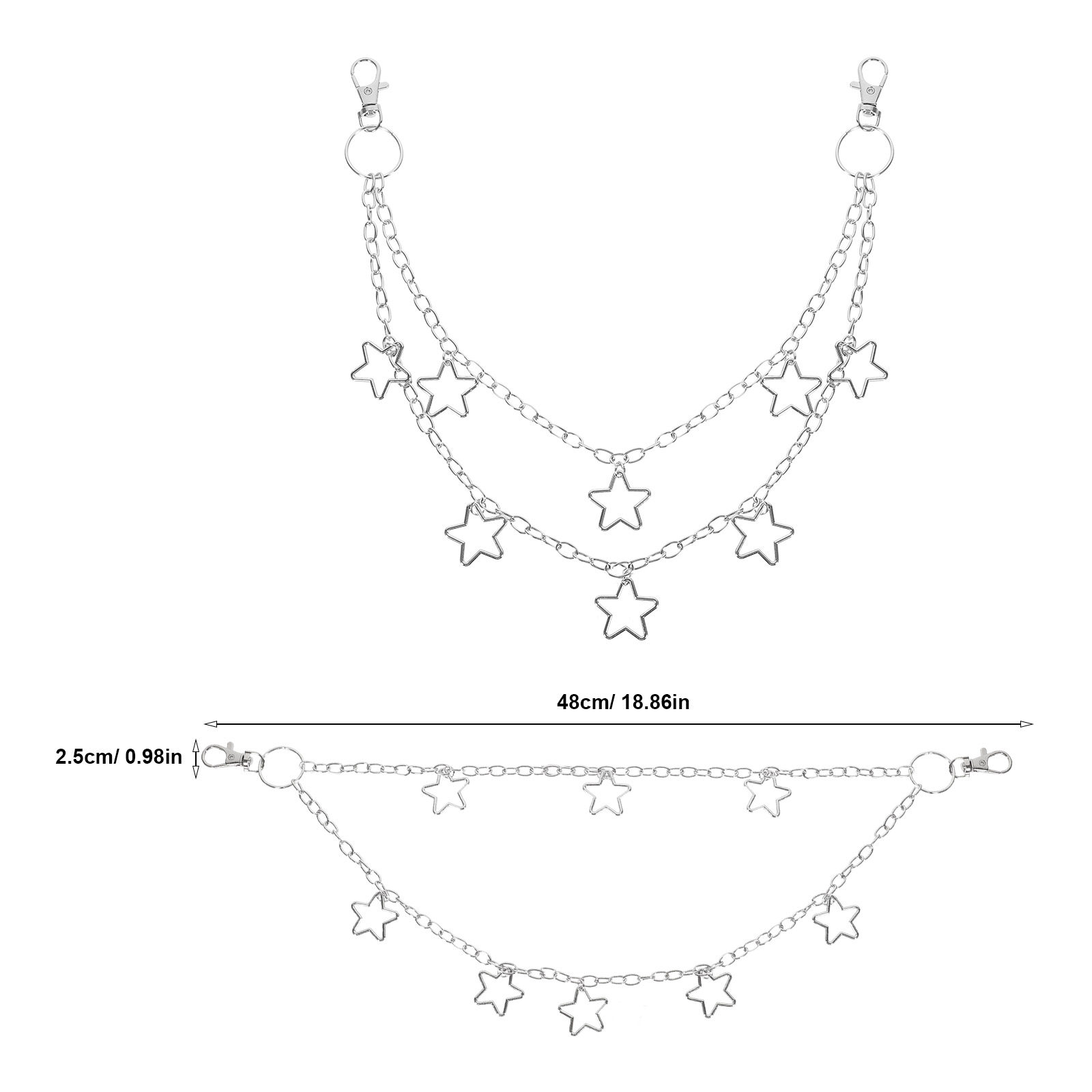 Dekoracyjny łańcuszek do jeans – Women'S Jeans Accessories Chain recenzja i cena