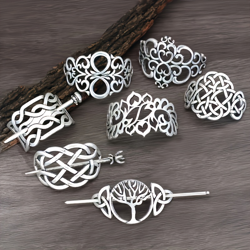 7 sztuk vintage klipsów do wło – Women'S Viking Accessories recenzja i cena