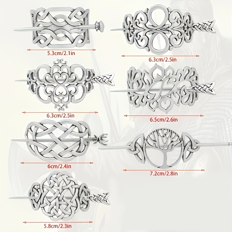7 sztuk vintage klipsów do wło – Women'S Viking Accessories recenzja i cena