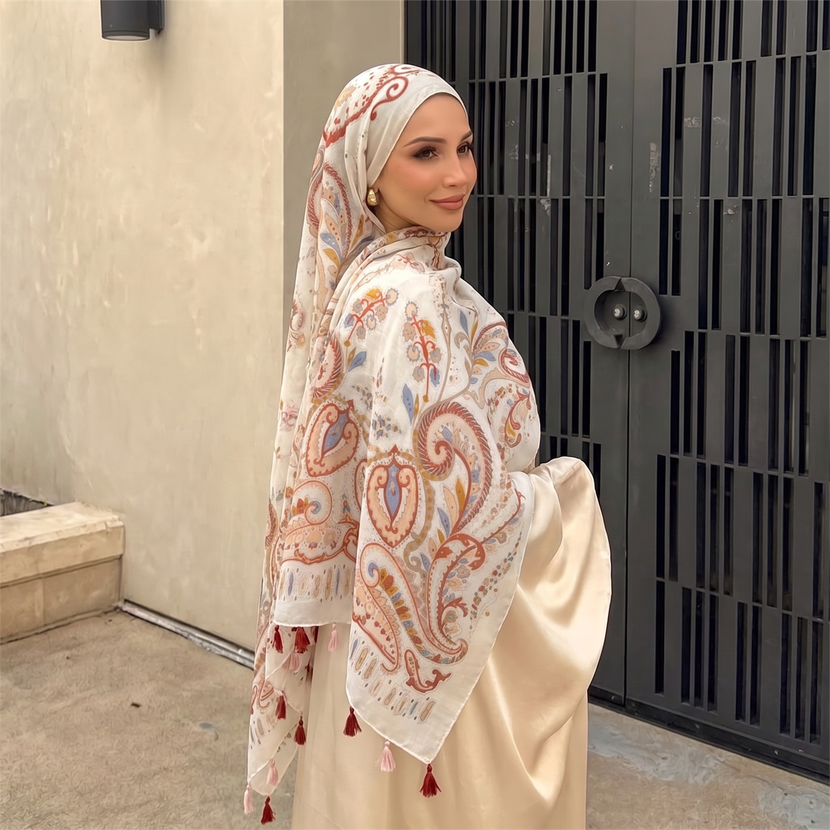 Vintage Szal Hidżab z Frędzlam – Women'S Vintage Accessories recenzja i cena