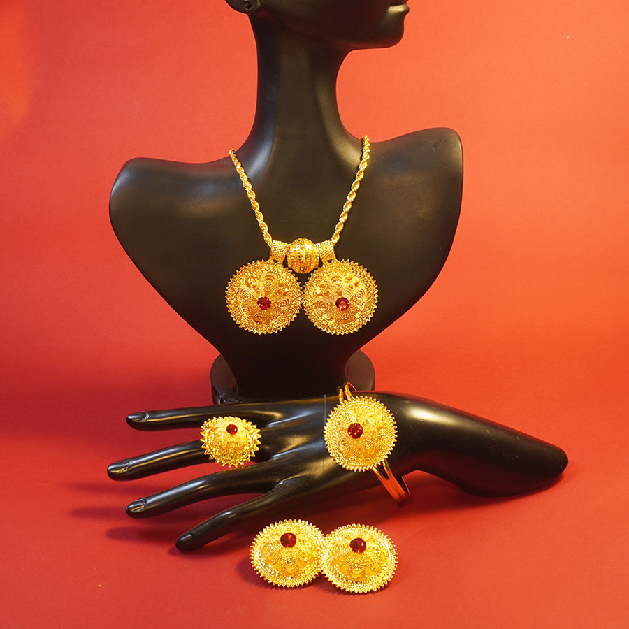 Złote, modne etiopskie kolczyk – Women'S African Accessories recenzja i cena