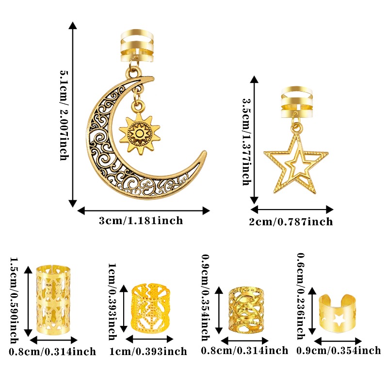 45 szt. Pierścieni do dredów z – Women'S African Accessories recenzja i cena
